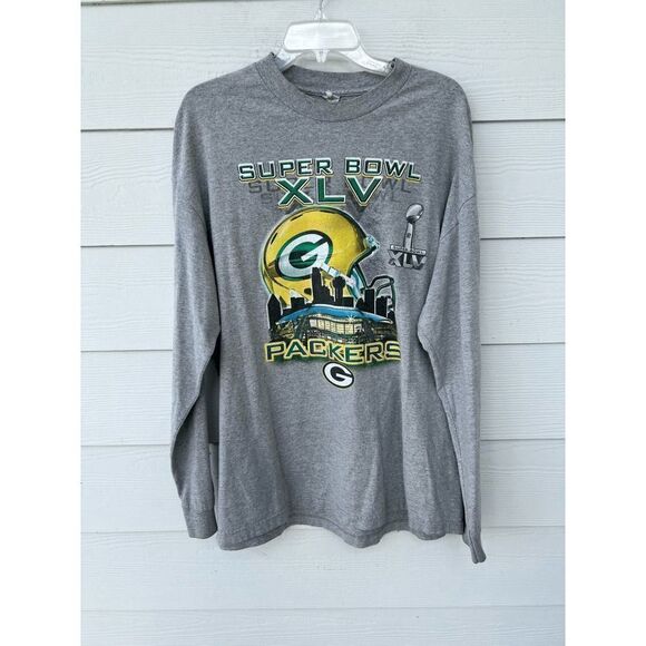 Green Bay Packers Super Bowl XVL Long Sleeve T-shirt - Picture 4 of 7